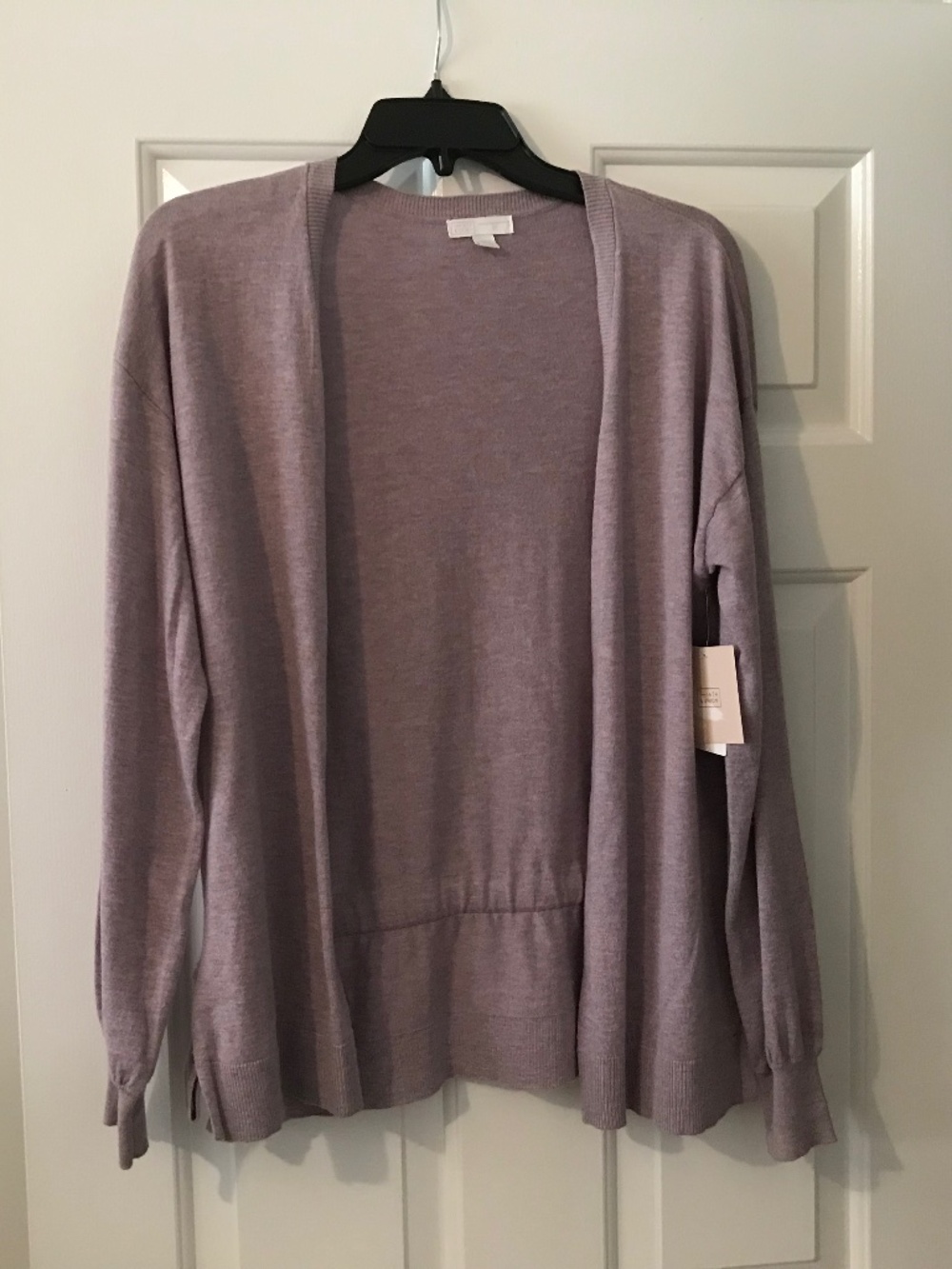 14th & Union Cardigan Sweater Purple Quail Size M NWT